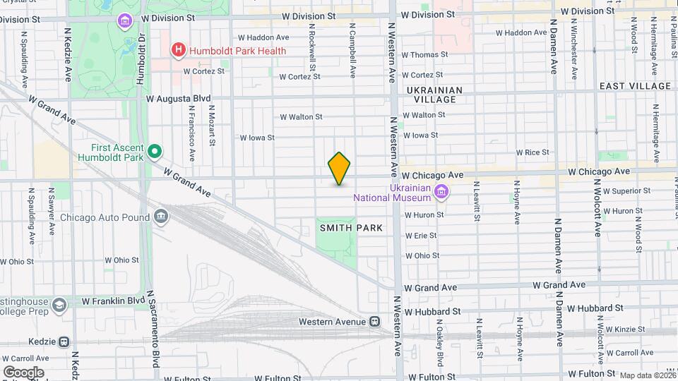 2524 W Superior St Map and Location Details