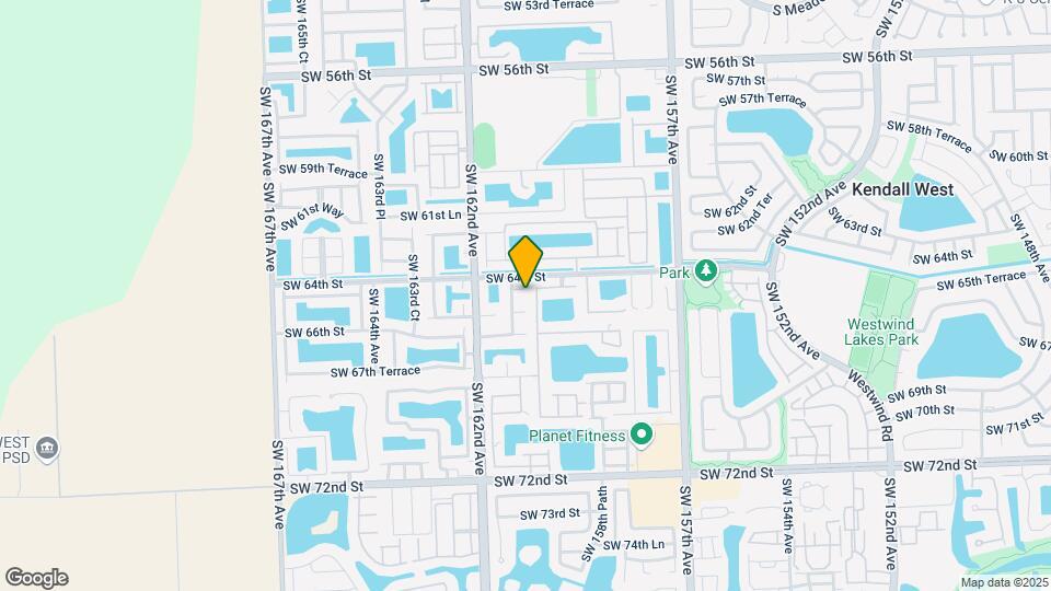 16012 SW 64th Terrace Mapa y Detalles de la Ubicación