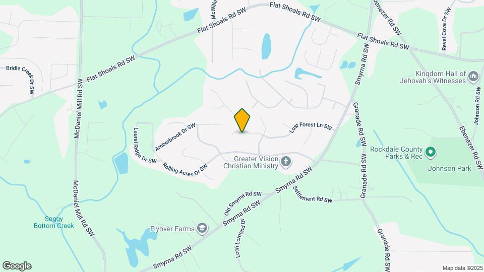 2186 Lost Forest Ln SW Map and Location Details