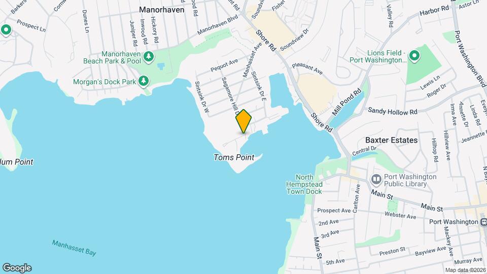 3 Toms Point Ln Map and Location Details