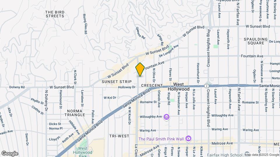 La Cienega Map and Location Details