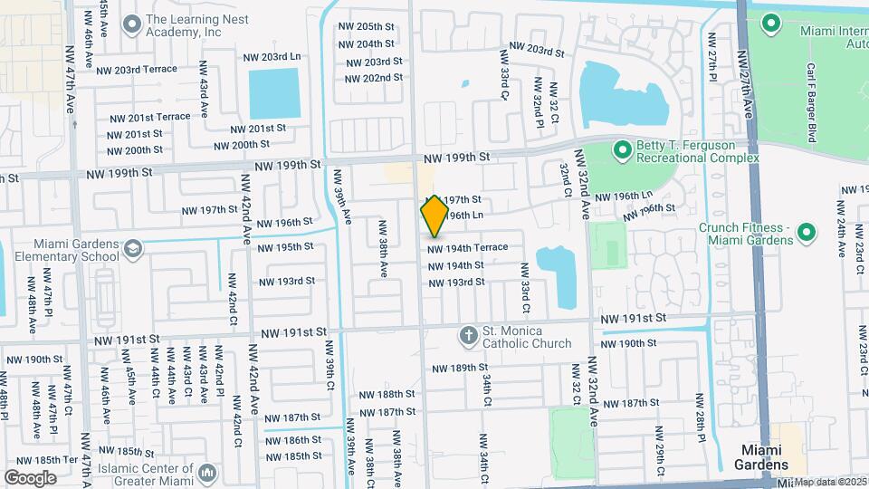3611 NW 194th Terrace Mapa y Detalles de la Ubicación