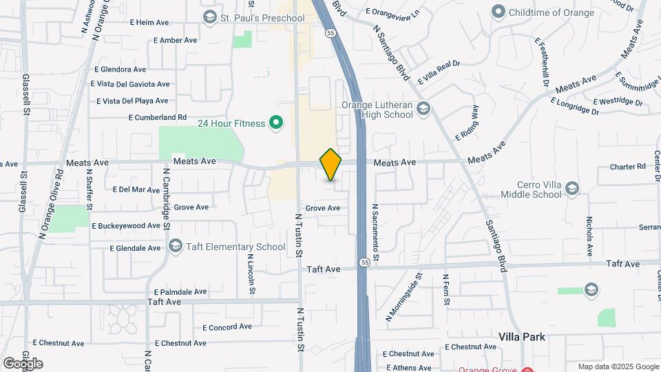 2038 N Park Ln Map and Location Details