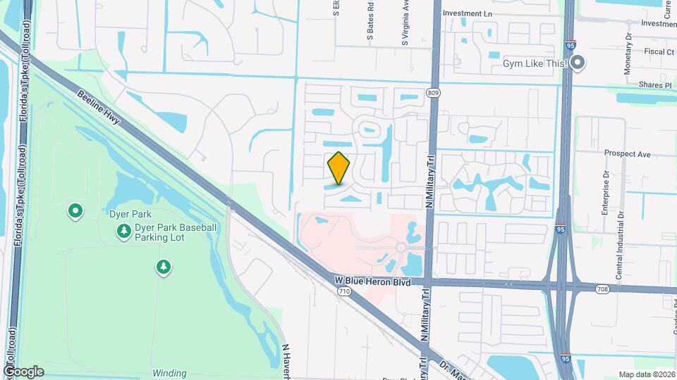 1013 Via Jardin Map and Location Details