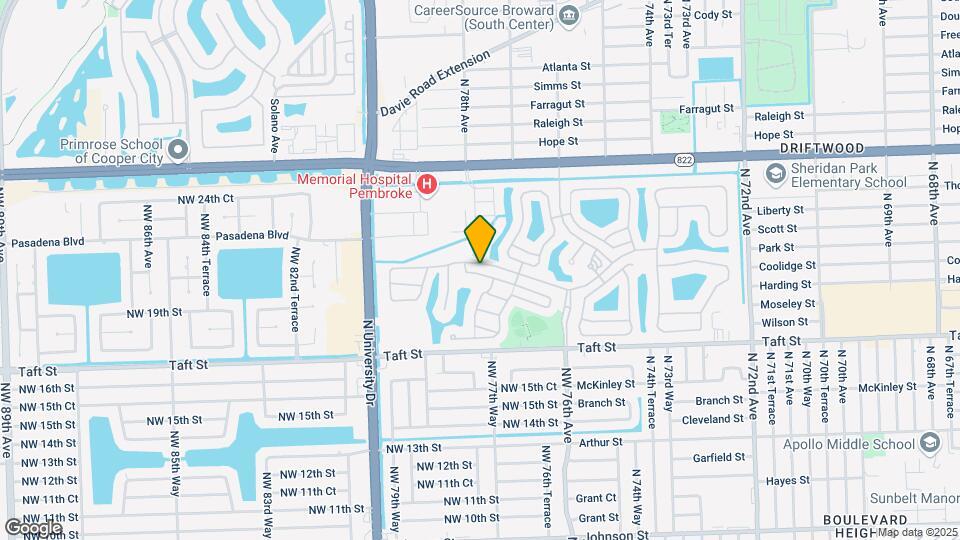 7835 NW 19th Ct Map and Location Details