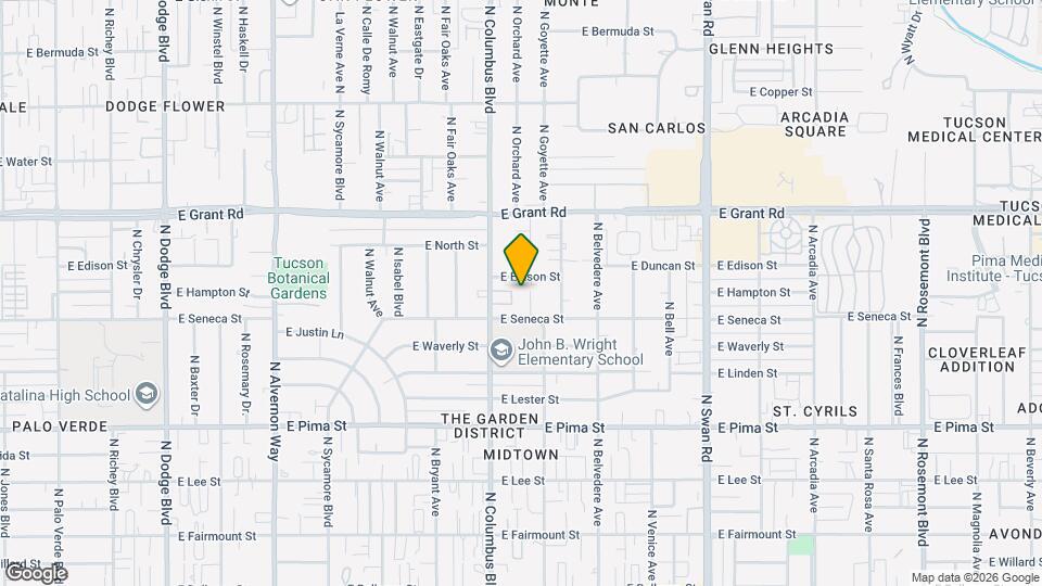 2119 N Catalina Ave Map and Location Details