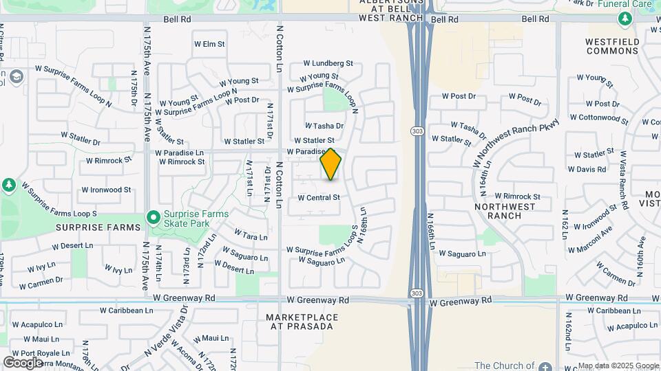 16931 W Marshall Ln Mapa y Detalles de la Ubicación