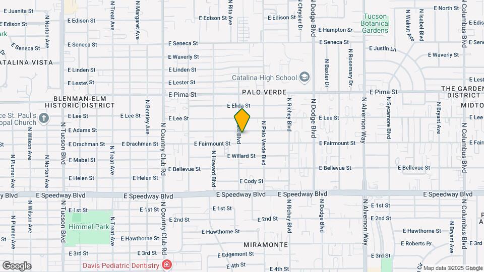 1418 N Jones Blvd Map and Location Details