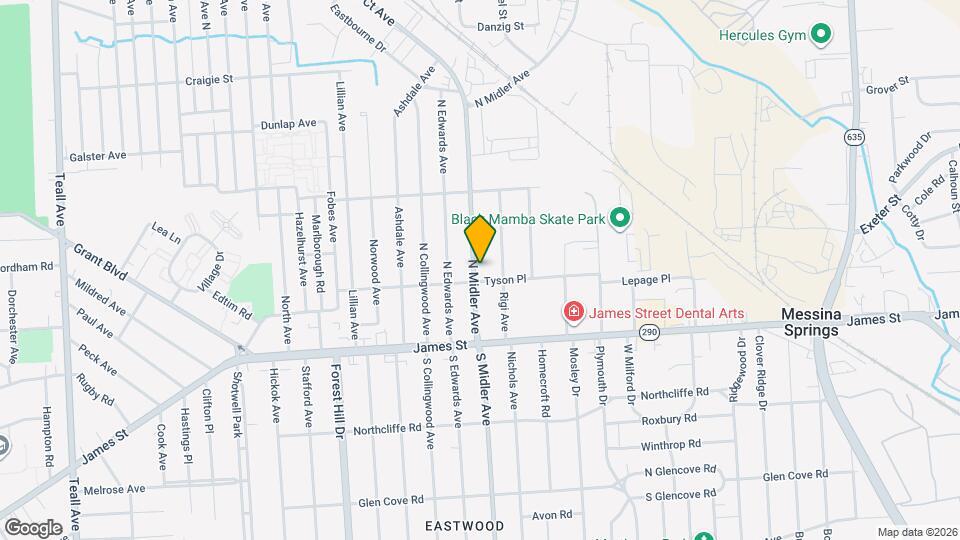 210 N Midler Ave Map and Location Details