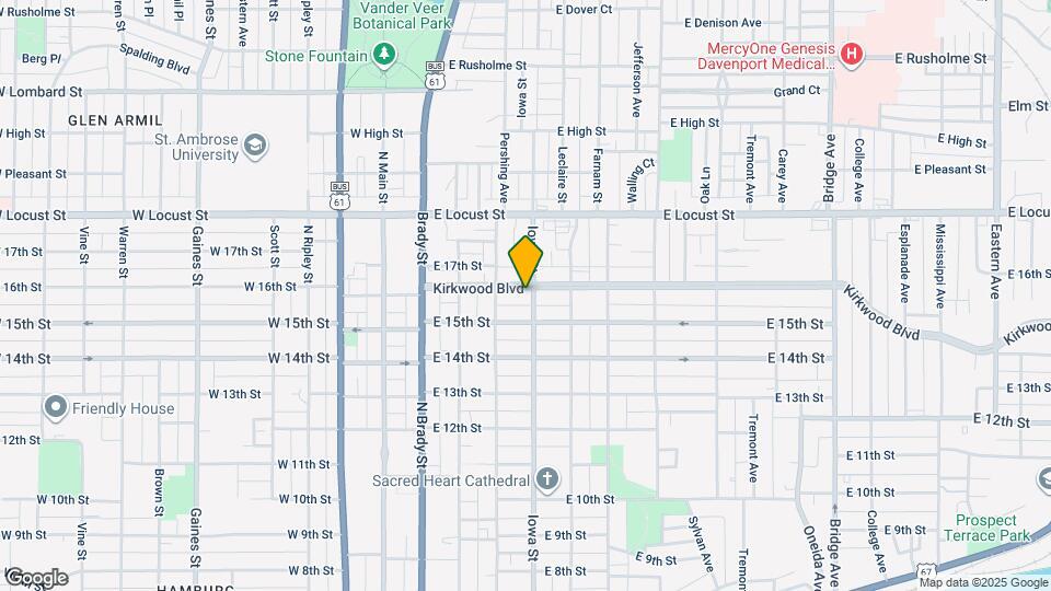 325 Kirkwood Blvd Map and Location Details