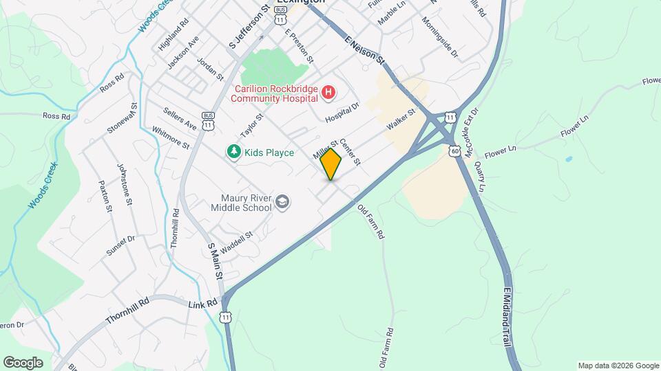 401 Houston St Map and Location Details