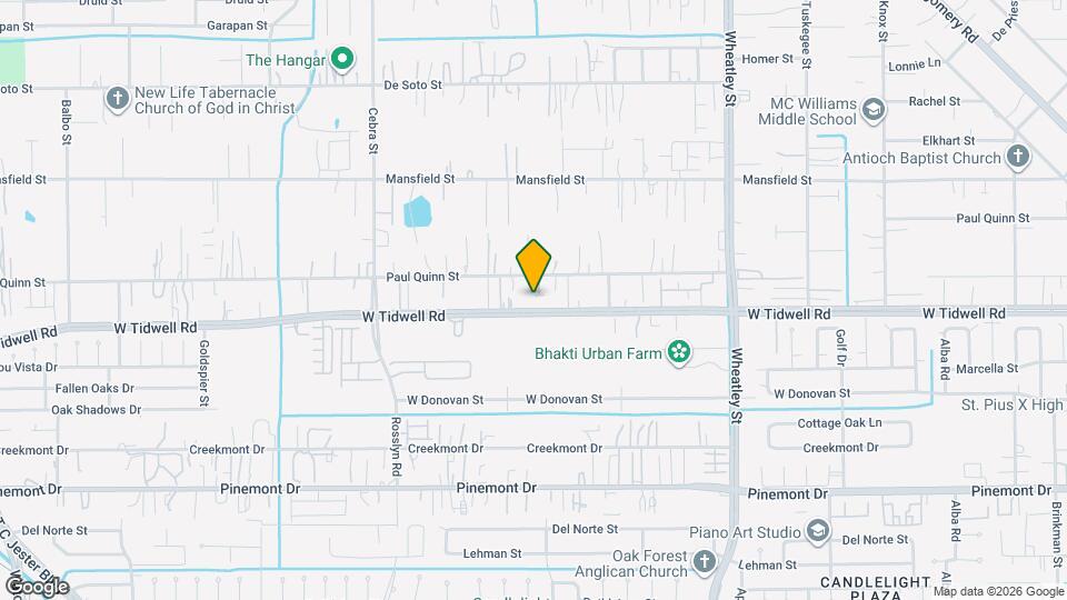 1709 Cedrocanna Ln Map and Location Details