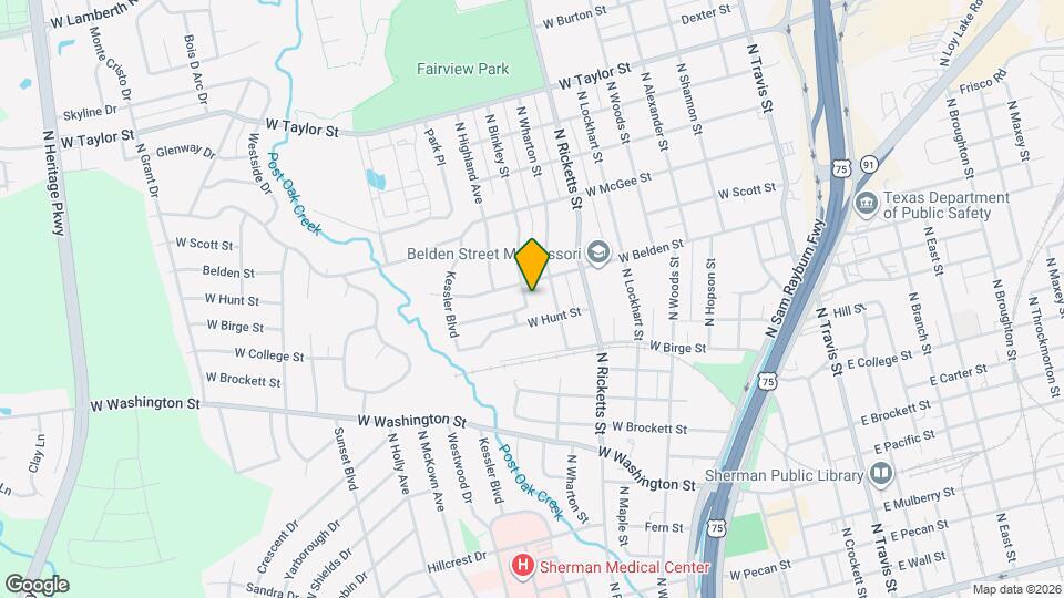 1309 N Binkley St Mapa y Detalles de la Ubicación