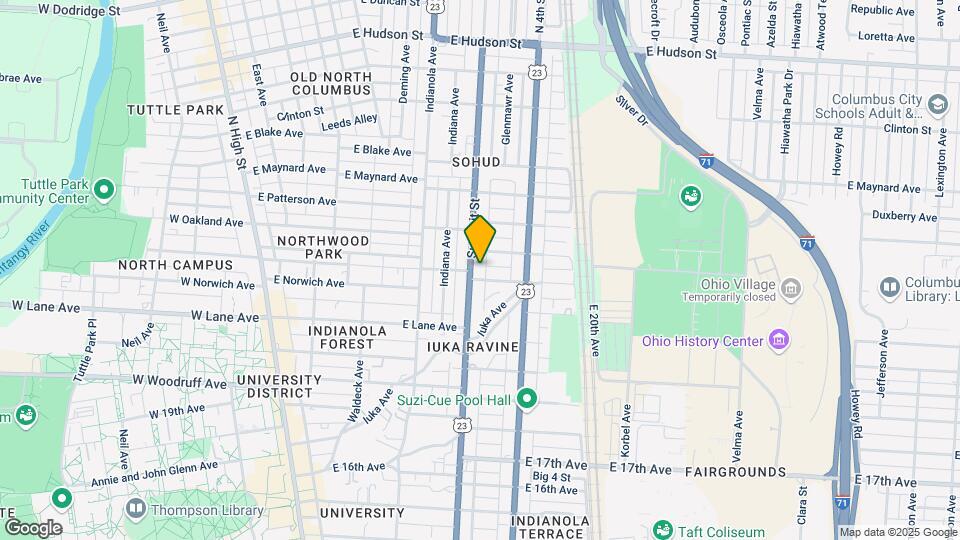 2160 Summit St Map and Location Details