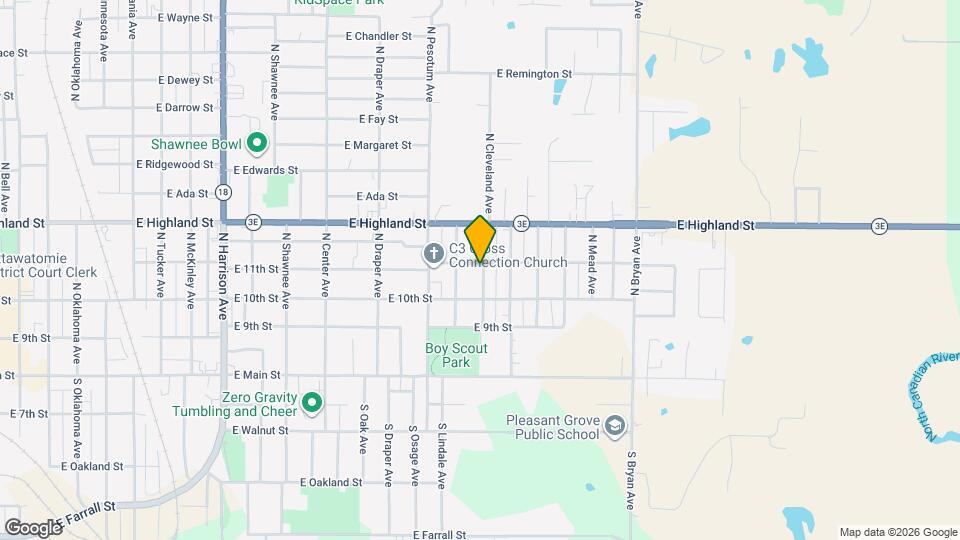 328 N Cleveland Ave Map and Location Details