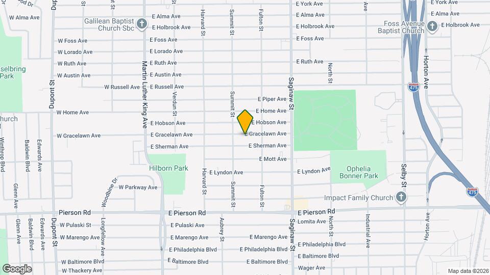 426 E Gracelawn Ave Mapa y Detalles de la Ubicación