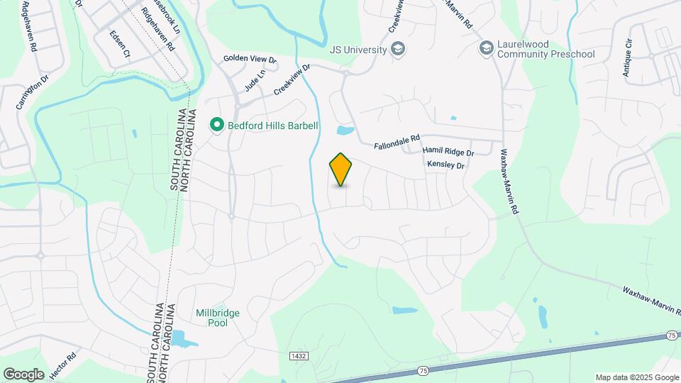 1055 Easley St Map and Location Details