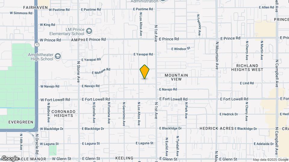 519-525 E Navajo Rd Map and Location Details