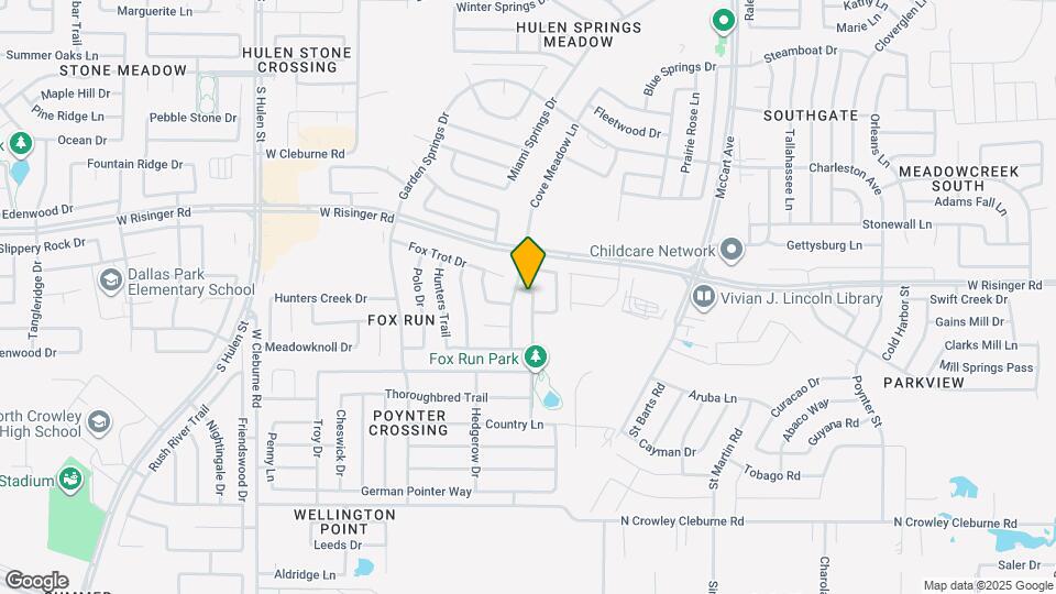 8732 Fox Meadow Way Map and Location Details