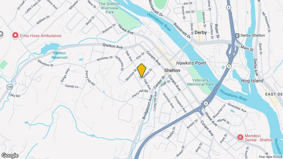 44 Oak Ave Map and Location Details