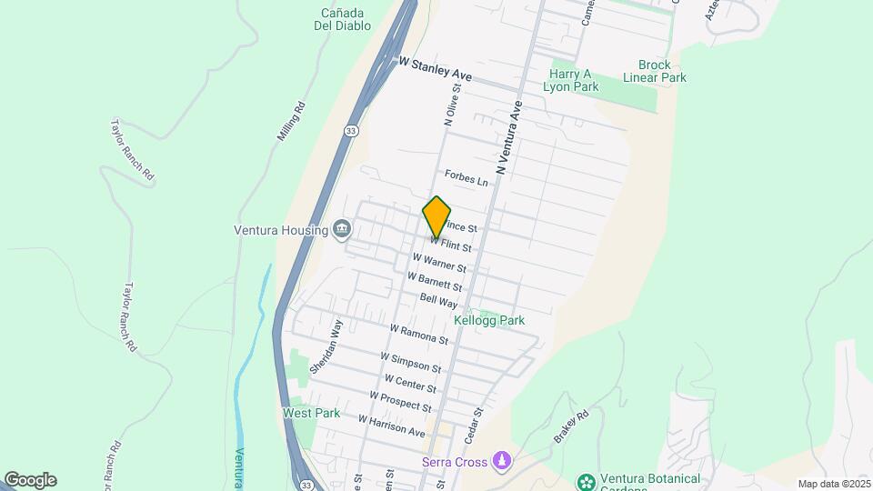 124-128 W Flint St Map and Location Details