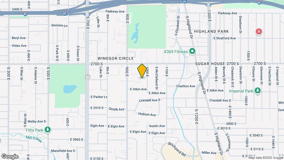 967 Charlton Cir Map and Location Details