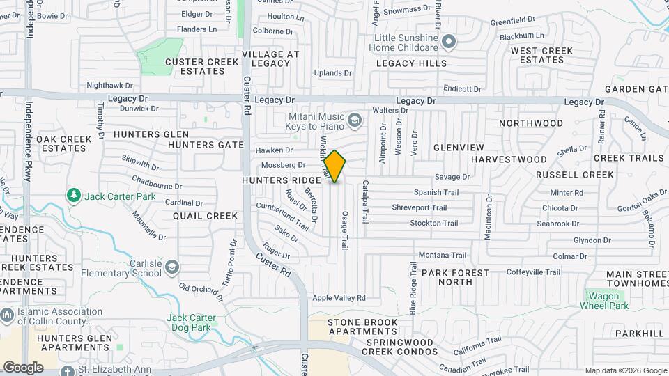 6648 Wickliff Trail Map and Location Details