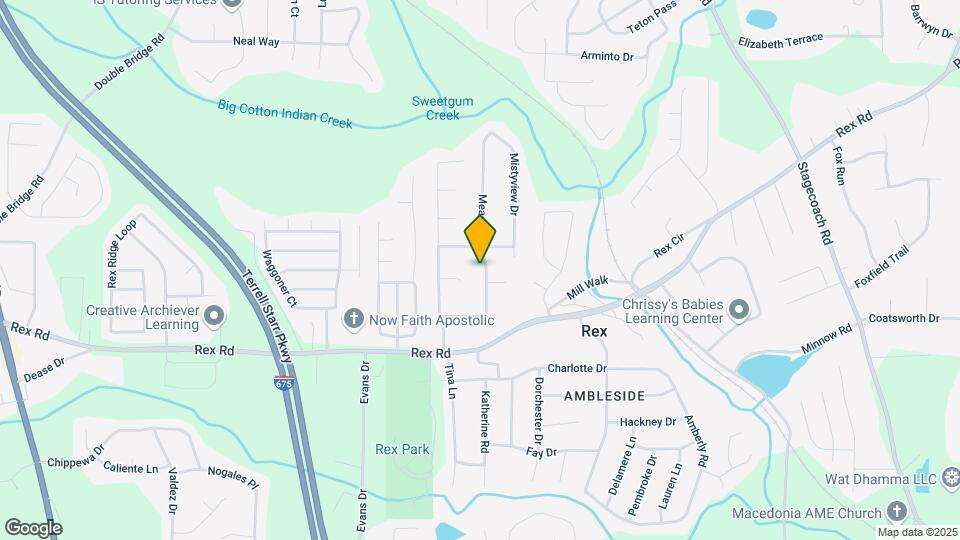 5899 Meadow Ln Map and Location Details