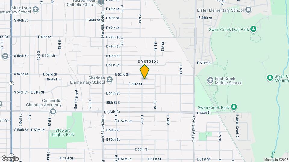 1105 E 53rd St Map and Location Details