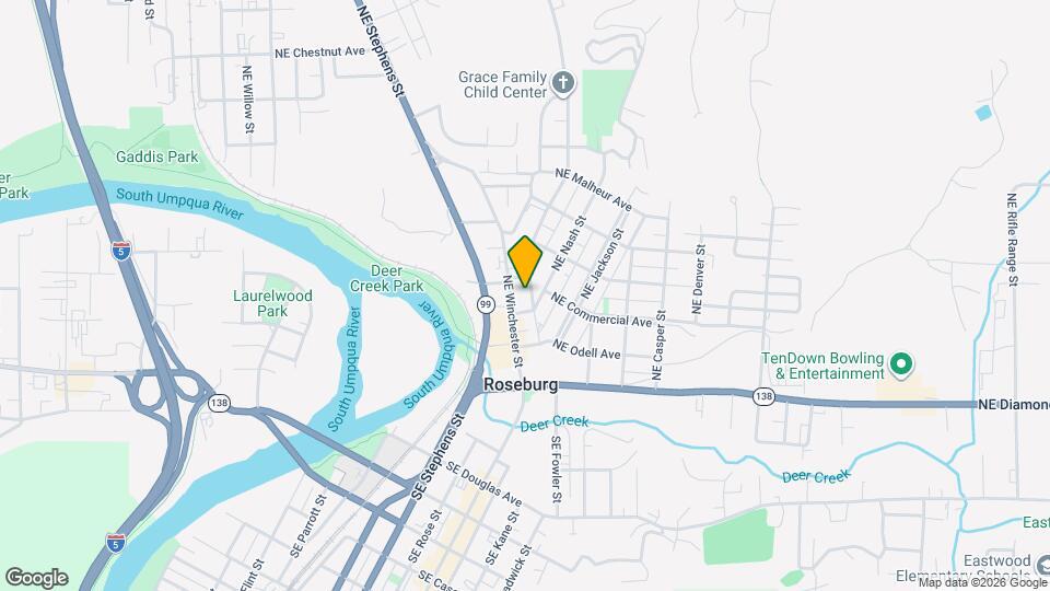 451 NE Winchester St Map and Location Details