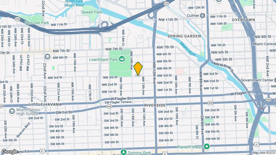 1334 NW 3rd St Map and Location Details