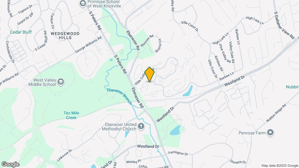 900 Glendower Way Map and Location Details