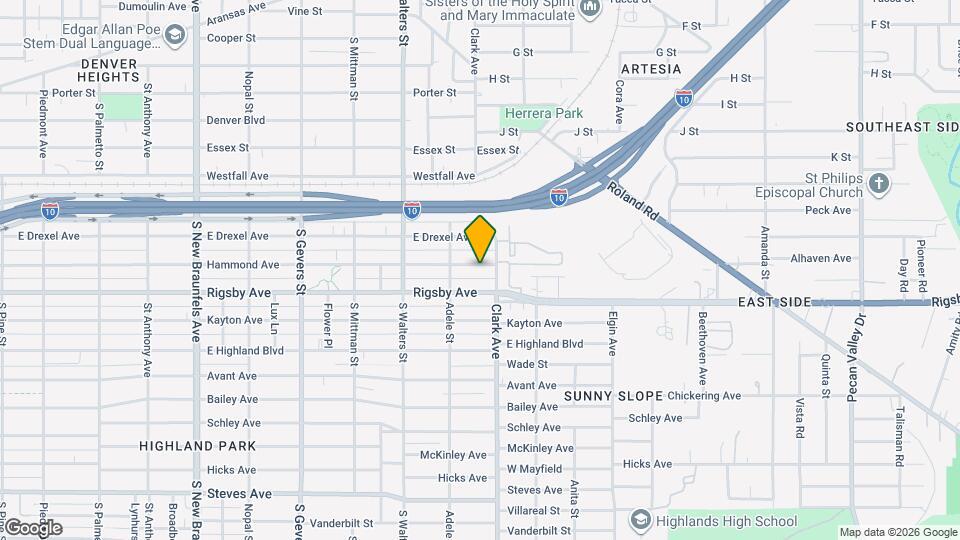 1230 Hammond Ave Map and Location Details