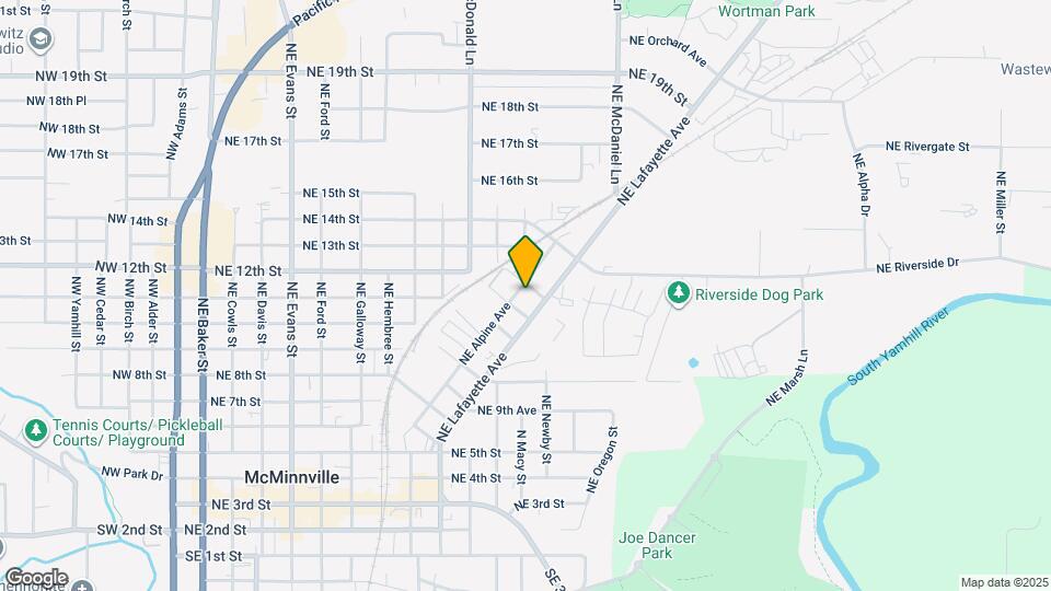 1186 NE Alpine Ave Map and Location Details