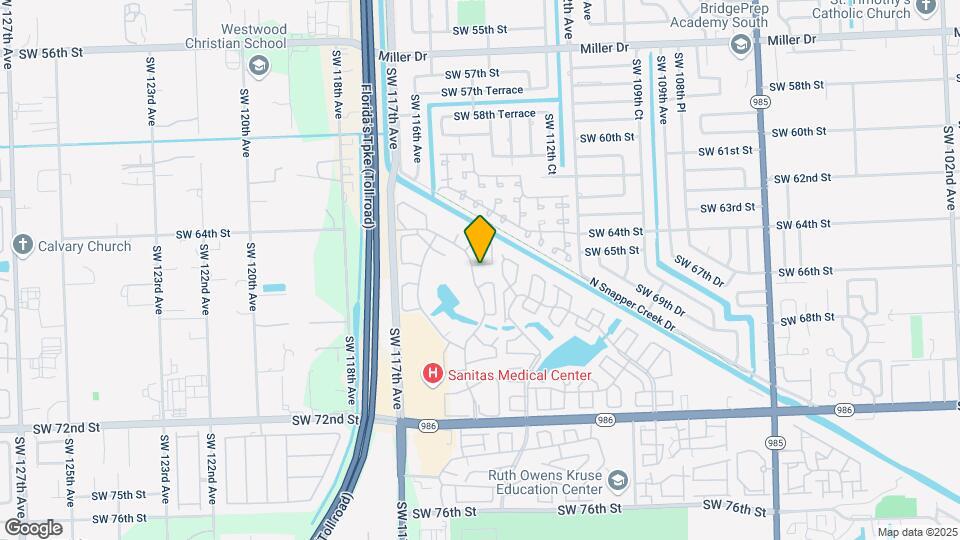 6554 SW 114th Pl Mapa y Detalles de la Ubicación
