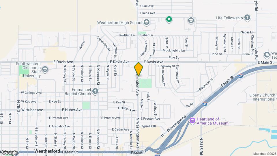 914 N Washington Ave Map and Location Details