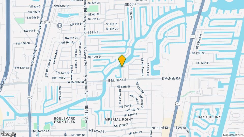 1311 SE 4th Ave Map and Location Details