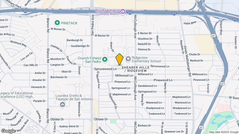 223 Sprucewood Ln Map and Location Details