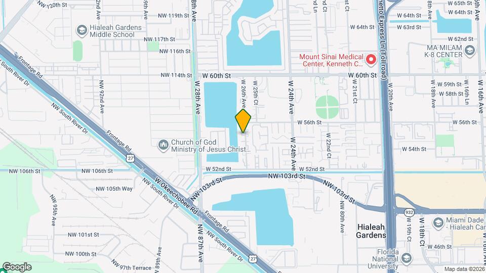 2608 W 54th Pl Map and Location Details