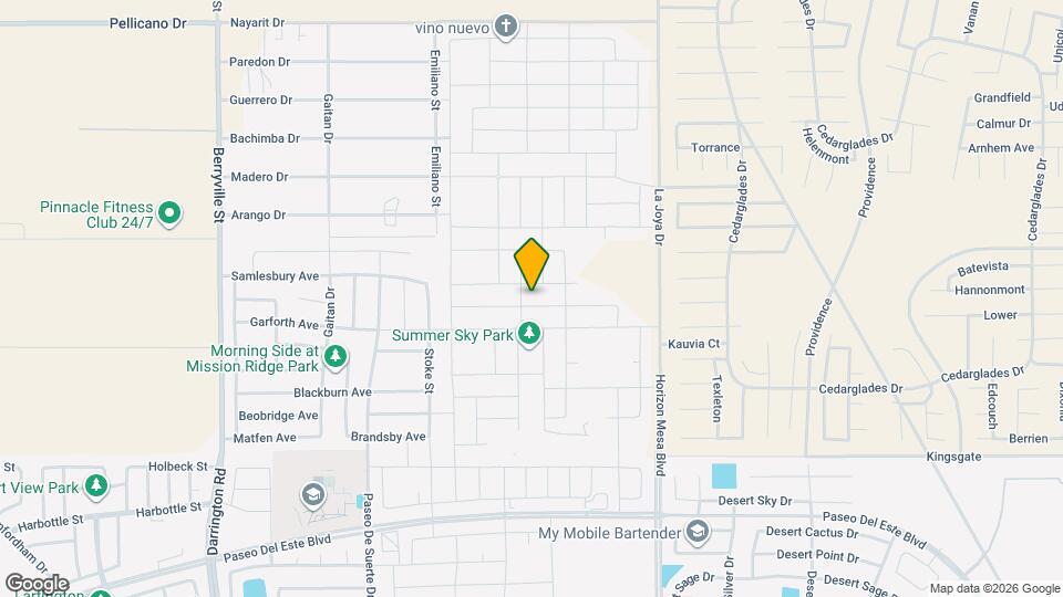 13873 Sky Harbor Ave Map and Location Details