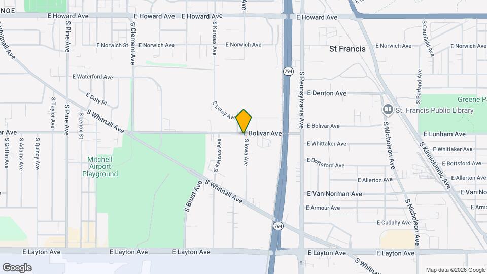 4305 S Iowa Ave, Unit 4305 Mapa y Detalles de la Ubicación