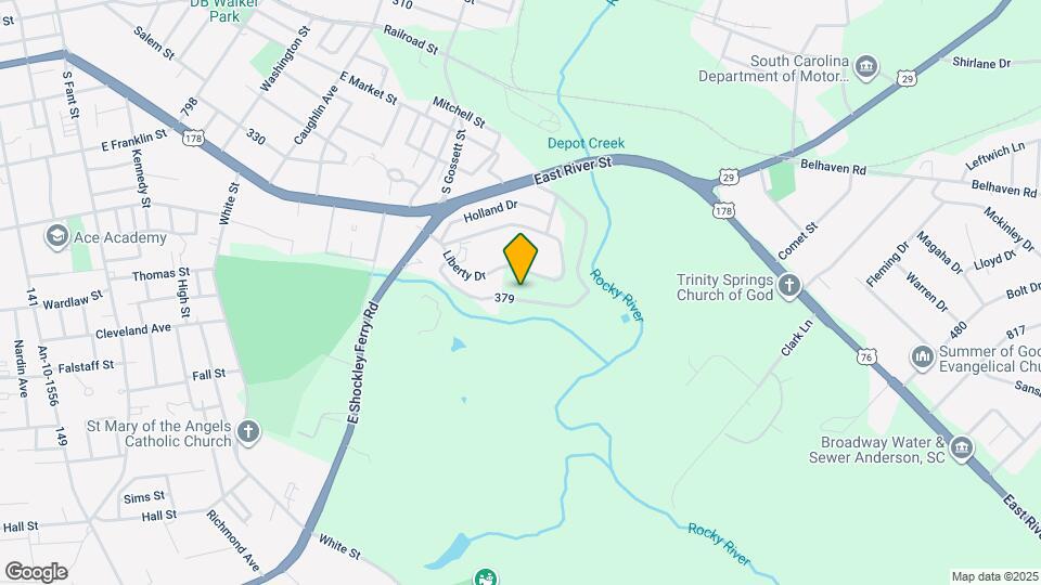 121 Brookmeade Dr Mapa y Detalles de la Ubicación