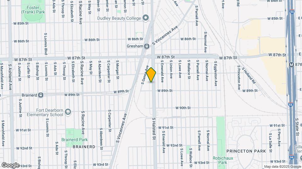 8834 S Halsted St Map and Location Details