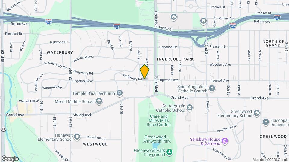Ingersoll Park Apartments Map and Location Details