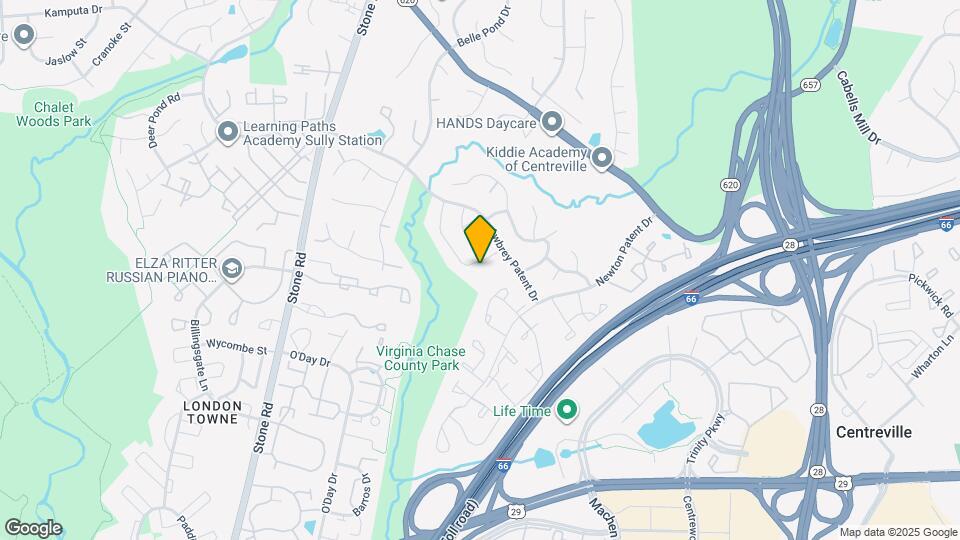 14427 Four Chimney Dr Map and Location Details