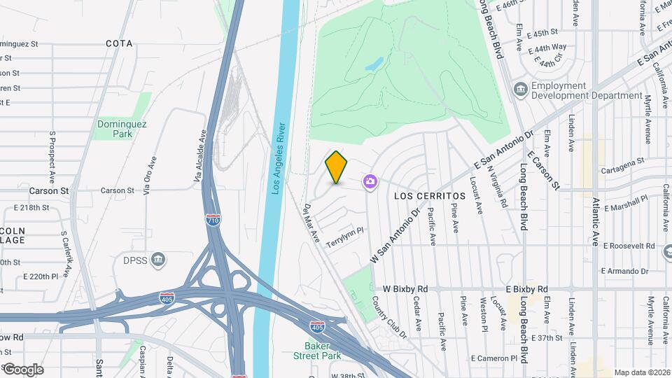 4118 Del Mar Ave Map and Location Details