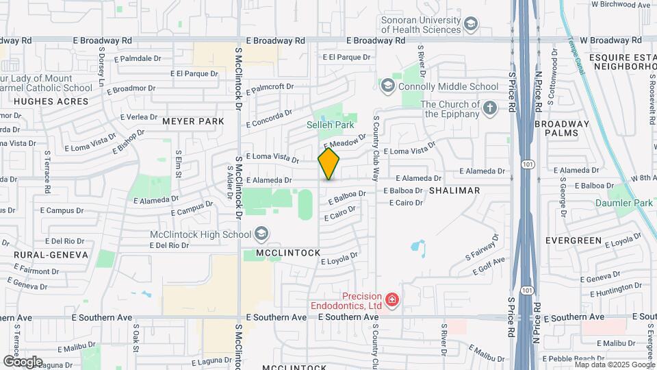 1913 E Alameda Dr Map and Location Details