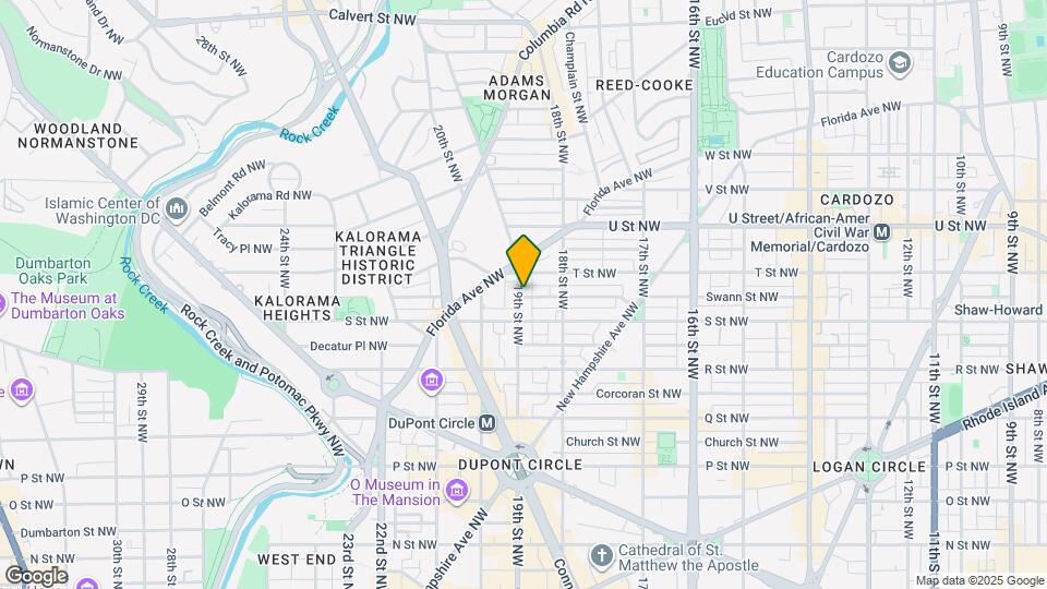 1821 19th St NW Map and Location Details