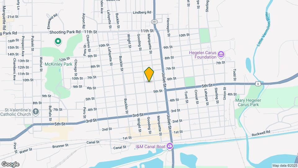 628 6th St Map and Location Details