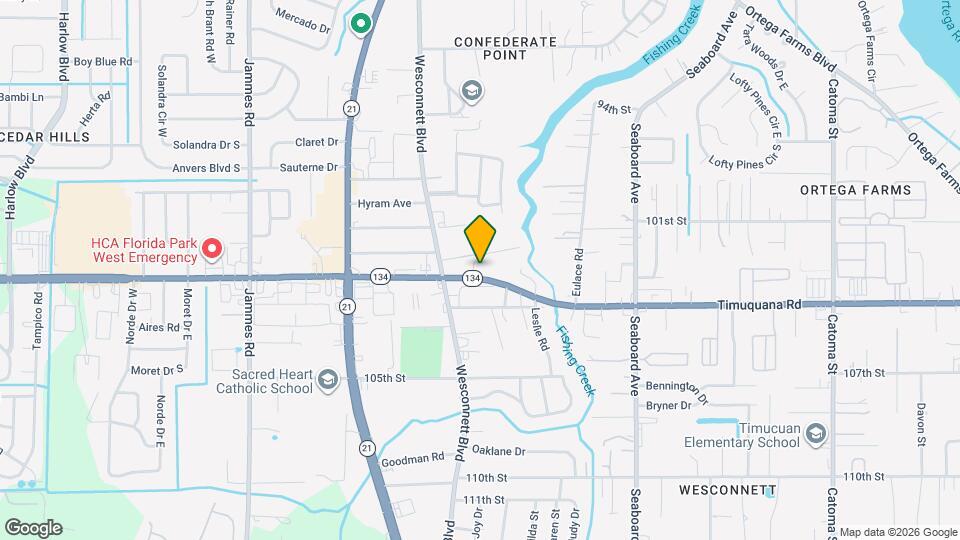 5988 Creekside Crossing Dr Map and Location Details